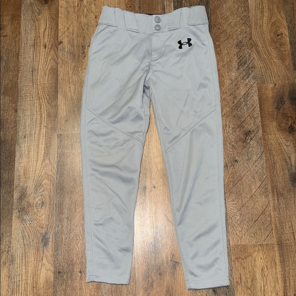 Under Armour Light Gray Baseball Pants Size XS - Picture 1 of 10